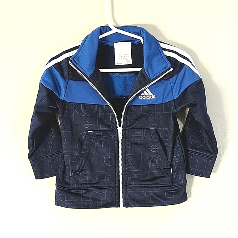 Adidas zip up for toddler, 18m